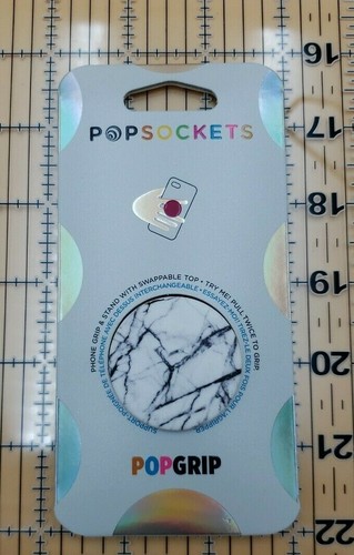 Pop Sockets Pop Grip Taube Weiß Marmor Handy Griff Halter  - Bild 1 von 2