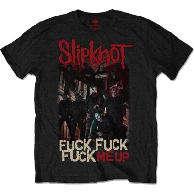 Rockoff Trade Men's Slipknot Me Up T - Shirt, Black (Black Black), XX-Large...