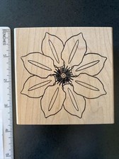 Flower Rubber Stamp-The Artful Stamper
