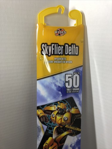Transformers Bumblebee Kite Nylon 50-Inch-Long with Handle Line and SkyTails - Picture 6 of 12