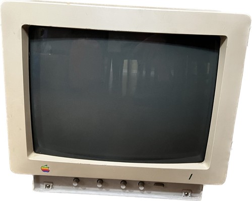 Apple AppleColor 13" Composite Monitor CRT Color Vintage PC Display A2M6020 - Picture 10 of 11
