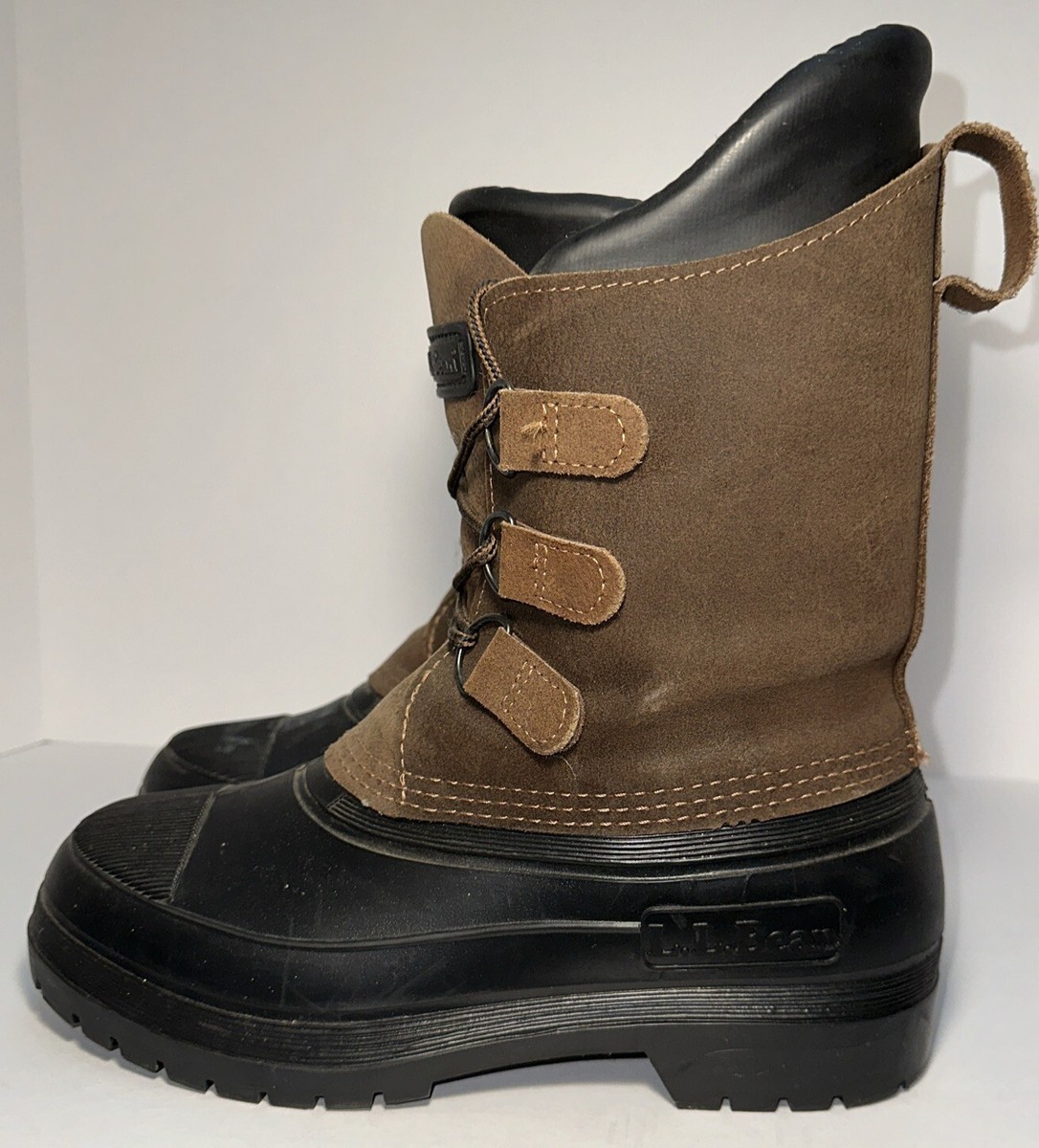 L L Bean men’s brown suede thinsulate boots size 7 Winter Suede Boots | LLBean main image 4