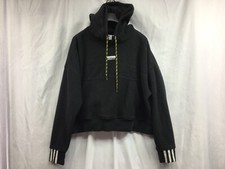 Adidas Women  s Originals Trefoil Hoodie Sweatshirt Black Size M