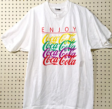 COCA~COLA VINTAGE ~ ENJOY COCA~COLA T-SHIRT SIZE XL MADE IN THE USA