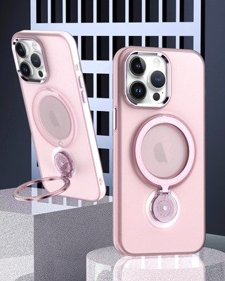 360 Rotating Mag Safe Magnetic Protective Case for iPhone 12 13 14 15 16Pro Max