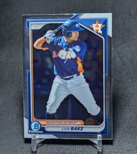 Luis Baez Prospect Rookie 2024 Bowman Chrome Card #BCP-248 Houston Astros