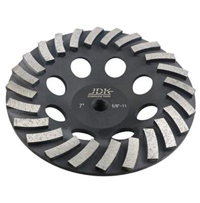 7 Inch Diamond Grinding Wheel For Concrete And Masonry 24 Segments With 5/811 