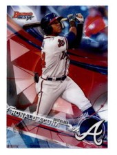 RONALD ACUNA 2017 TOPPS BOWMAN'S BEST #TP-10 BRAVES BASE ROOKIE CARD RC BD7420