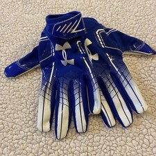 UA UNDER ARMOUR SPOTLIGHT ADULT RECEIVER FOOTBALL GLOVES MD