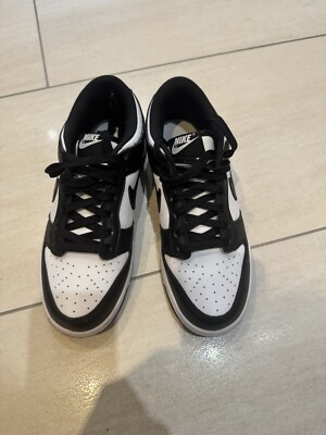 EU Größe 38,5 - Nike Dunk Low Black White W