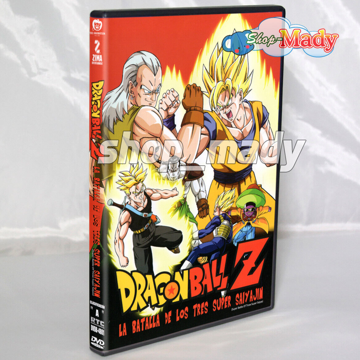 DRAGON BALL Z 3DVD`s ALL REGION 19 EPISODIOS ESPAÑOL LATINO primera 1a  parte new