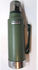 Vintage Stanley Aladdin Green Vacuum Bottle Thermos 1 Quart Made in USA