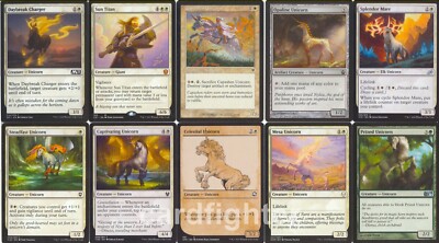 unicorn commander deck mtg EDH Unicorn Deck