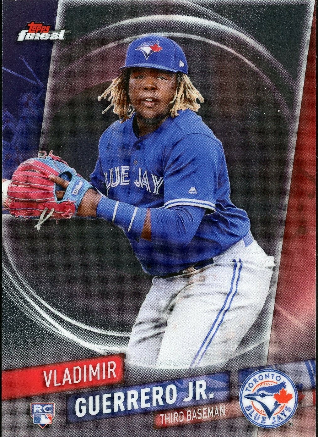 2019 Topps Finest Vladimir Guerrero Jr. #101 Rookie Card (RC)