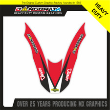 HONDA CRF100 CRF 100 2004-2010 FRONT MUDGUARD FENDER GRAPHICS DECALS STICKERS