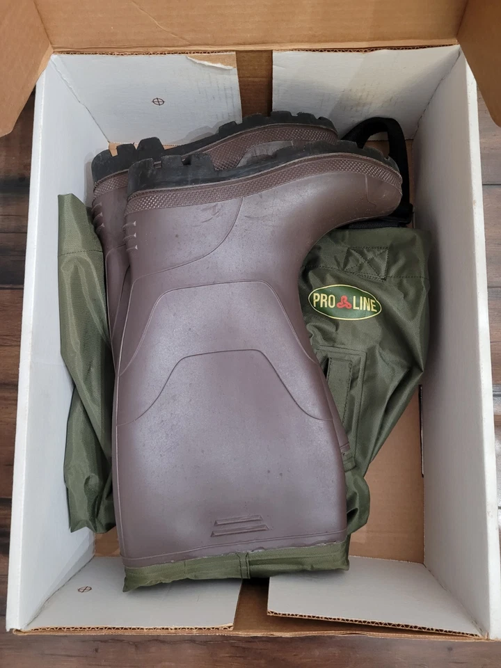 Waders ~ Pro Line ~ 420 Denier Chest Waders ~ Size 9 ~ Green ~ !NICE! - Image 3 of 4