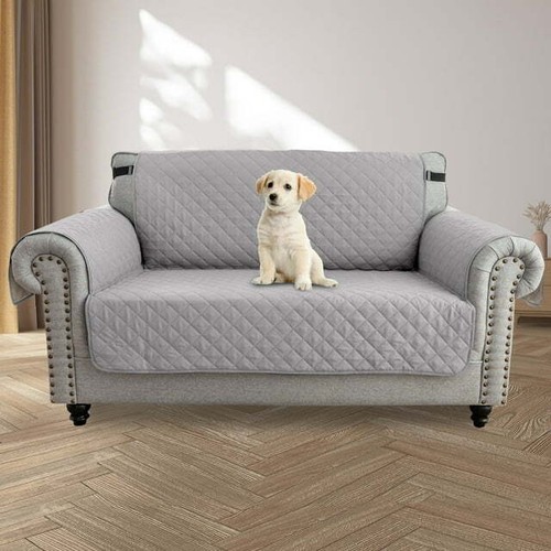 1/2/3 Seater Quilted Sofa Couch Cover Pad Protector Slipcover Pet Mat Waterproof - Picture 133 of 142