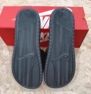 Nike Benassi JDI Print Black/White Slides Sandals Shoes  display picture 1