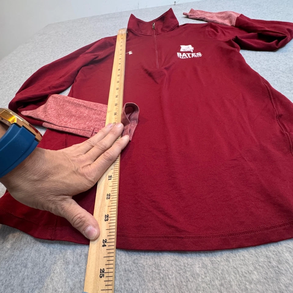 Suéter Under Armour Bates College Atletismo Heatgear Media Cremallera Mujer Pequeño Foto 4 de 4