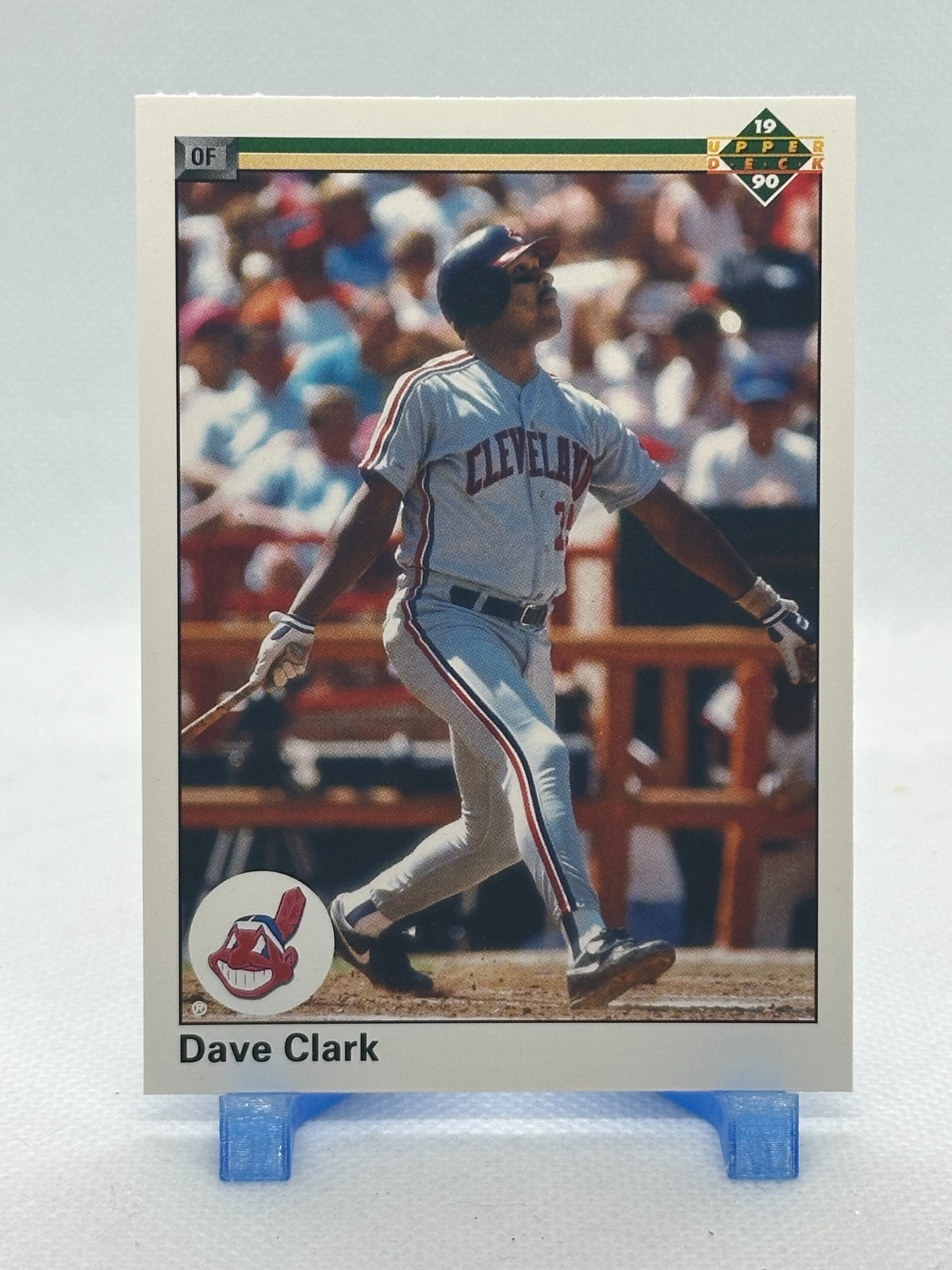 Dave Clark 1990 Upper Deck #449 - Cleveland Indians