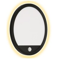 Telefunken Led AußEnwandleuchte Schwarz Ø28Cm IP44 15W Neutralweiß 4000K Sensor
