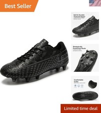 Soccer Cleats for Men's and Women's Outdoor Unisex Football Shoes Firm Rugby ...