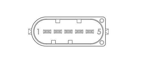 AIR MASS SENSOR FLOW METER NGK 96835 A FOR MERCEDES-BENZ C-CLASS,E-CLASS,CLK - Picture 3 of 6