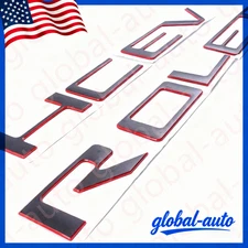 3D RAER TAILGATE INSERT LETTERS STICKER EMBLEM 2019-2025 FOR SILVERADO 1500 2500