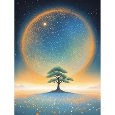Moon Diamond Art Kits for Adults,Moon Diamond Painting Kits for Adults RS34021