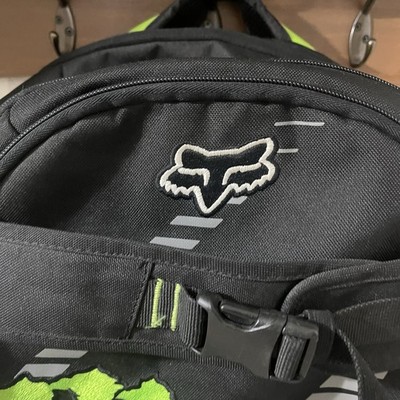Fox Monster Black Backpack Laptop Holder. All Zippers Work. Great