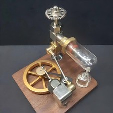 Adjustable-Speed Stirling Engine Model   Brass Physics Experiment Desk Toy