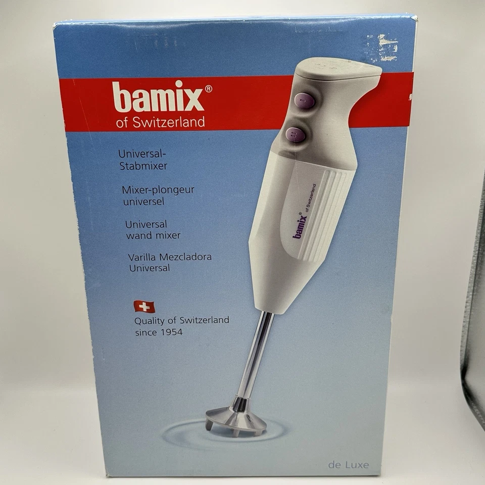 Bamix M-133 Hecho en Suiza Mono 2 Velocidades Mano Inmersión Mezclador de Varita de Lujo Foto 3 de 4