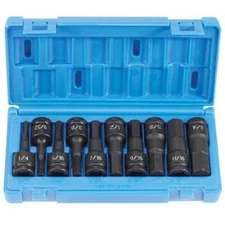 1/2″ Drive 10 Piece Hex Driver Set
