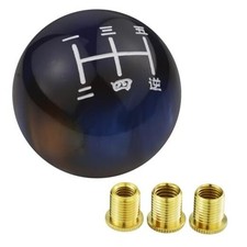 5 Speed Shifter Knobs Car Shift Handle Ball Shaped Gear Lever Stick Fit Blue