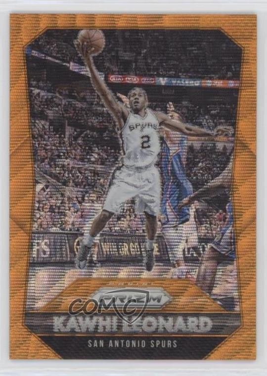 2015-16 Panini Prizm Orange Wave Prizm Kawhi Leonard #81