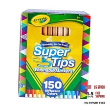 Super Tips Washable Markers for Kids 150ct, Bulk Coloring 1 Count Pack of 1 