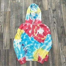    Polo Ralph Lauren Tie-Dye Pullover Hooded Sweatshirt Women Sz Small - GUC