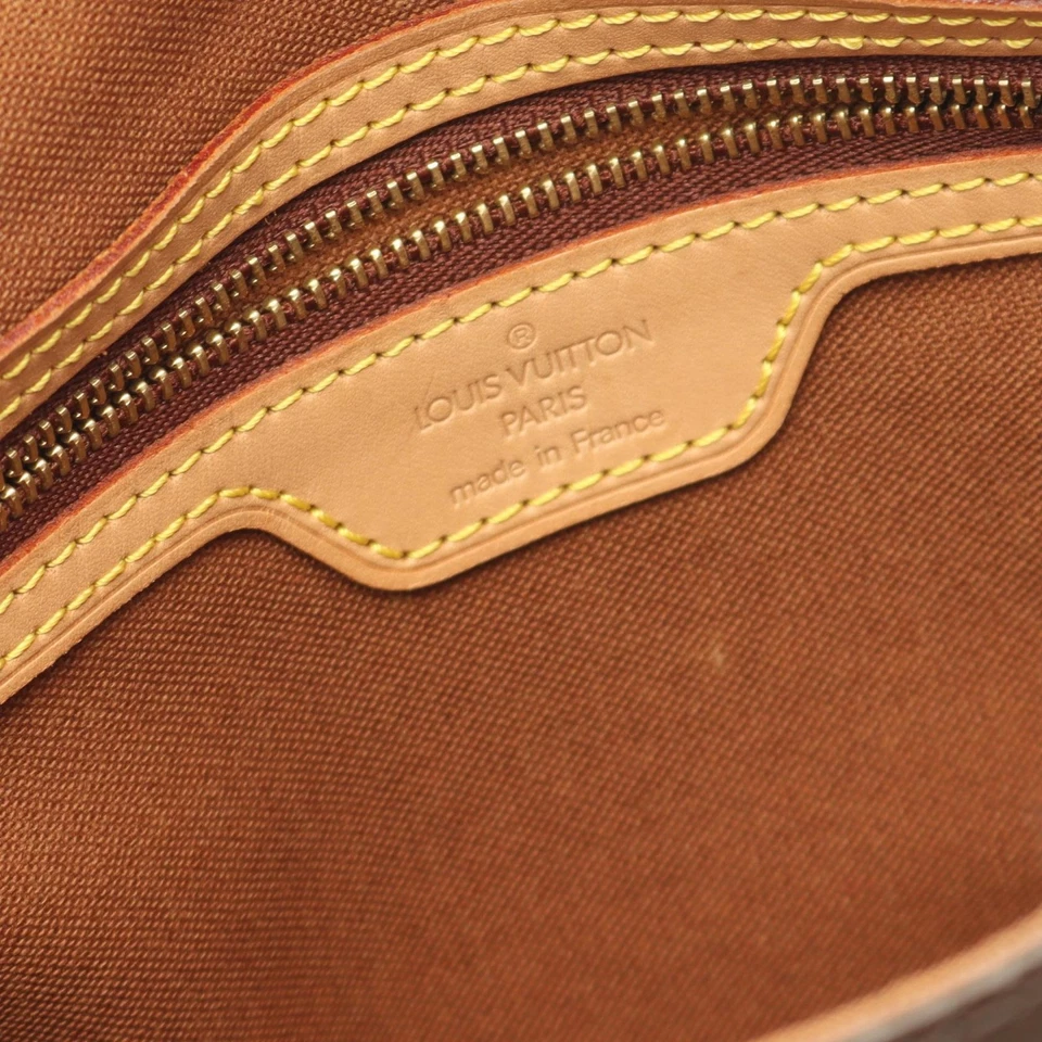 Bolsa de ombro Louis Vuitton mini looping M51147 monograma couro marrom usada - Imagem 4 de 4