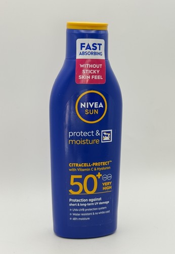 NIVEA Sun Protect & Moisture SPF50+ 200ml Vitamin C Hyaluron Sun Lotion