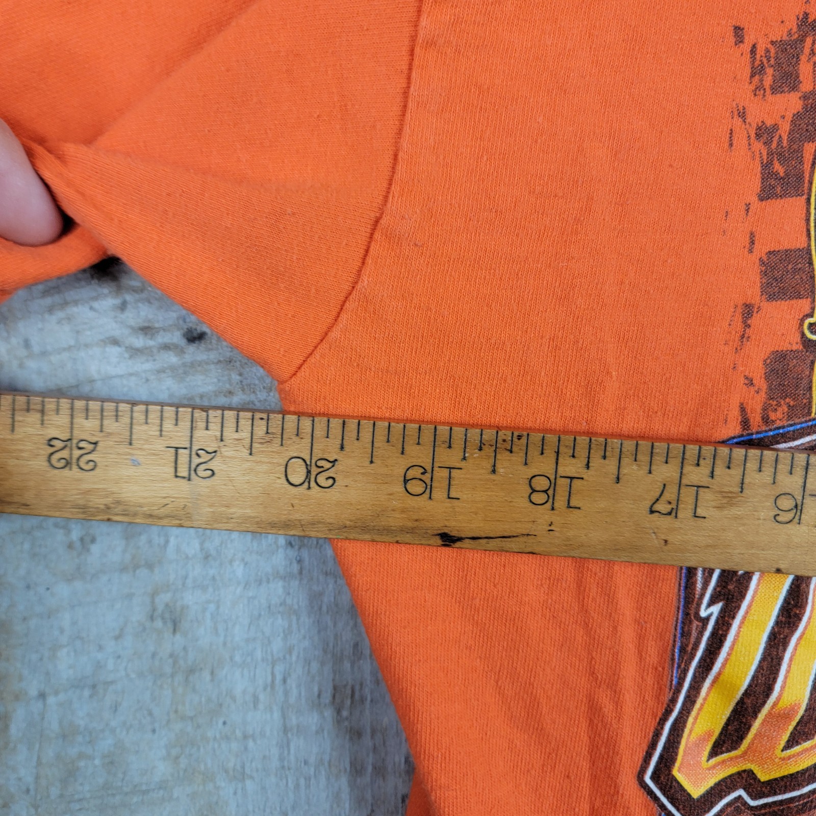 World of Outlaws Shirt Medium 40 Years 1978–2018 Sprint Car Racing Orange Tee