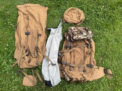 Exo Mountain Gear K4 Pack System with Multiple Bags and Accessories