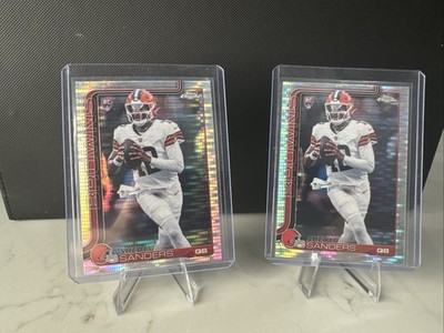 Topps Chrome Pulsar Shedeur Sanders X2