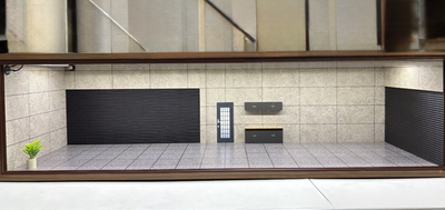 1/18 1:18 SCALE DIORAMA GARAGE DISPLAY ACRYLIC CASE W/ LED LIGHT