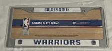 Golden State Warriors NBA Metal Auto Car License Plate Frame New