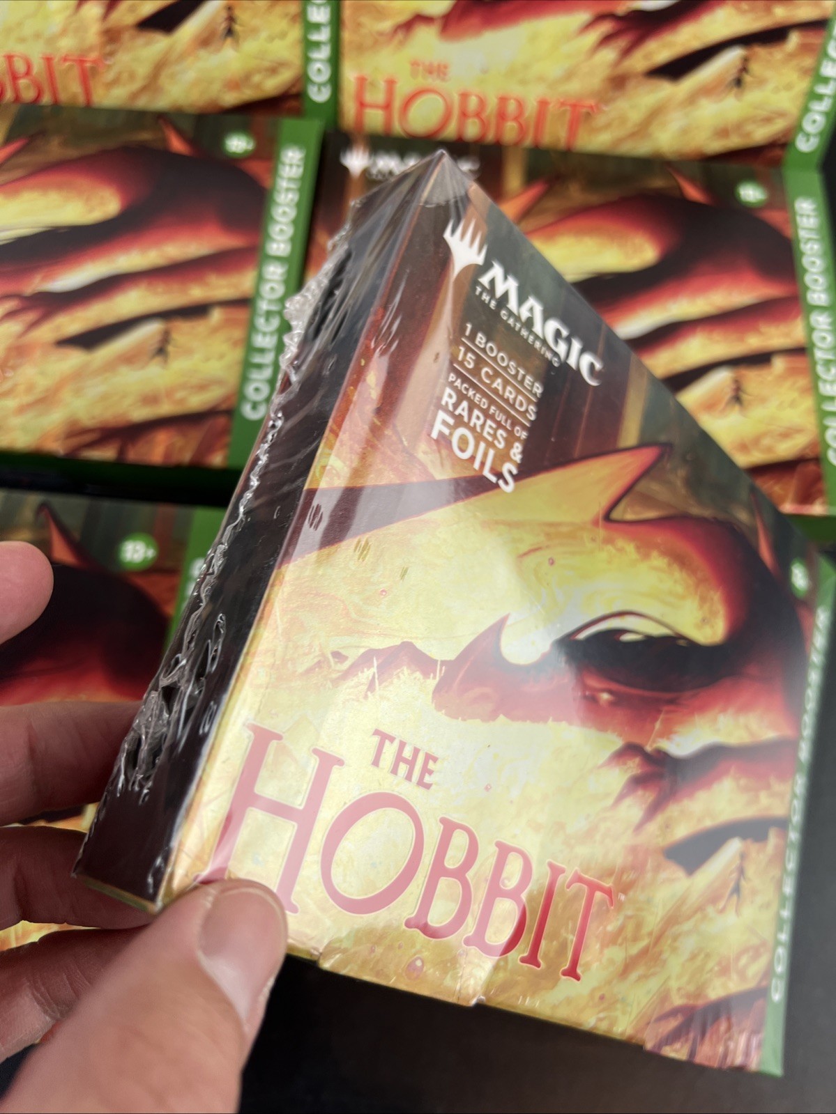 Magic Design Boder Magic The Gathering: The Hobbit Collector Booster Boxes New Sealed Lot ...