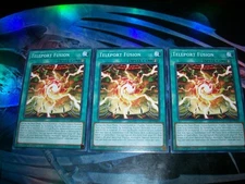 3x Teleport Fusion 1st Edition Common DUAD-EN060 Yu-Gi-Oh!