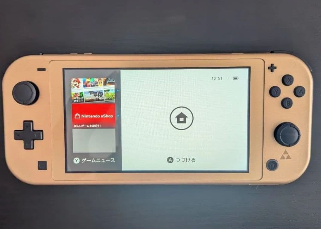 Nintendo Switch Lite Hyrule Edition HDH-001 Console with Box USED