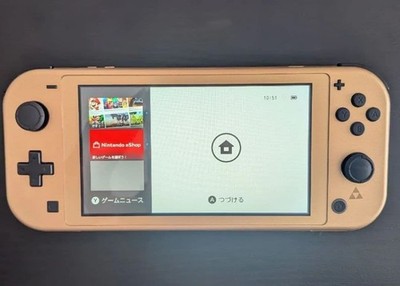Nintendo Switch Lite Hyrule Edition HDH-001 Console with Box USED