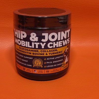 Pup Choice Dog Hip And Joint Mobility Chews Supplement 140 Chews Beef Date 10-27