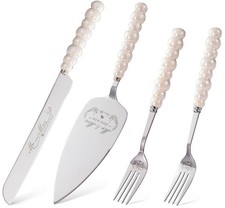 Wedding Cake Cutting Set Knife And Server Stainless Steel Dessert Slicer Tool
